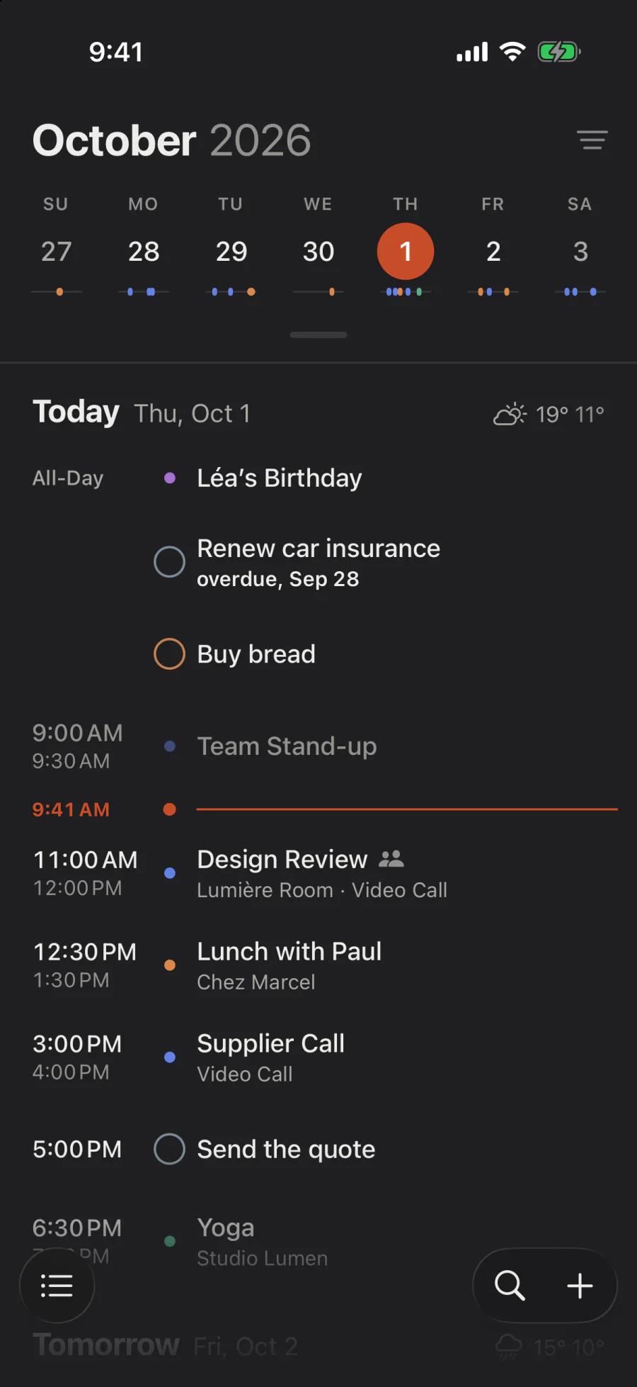 The agenda on Graphite.