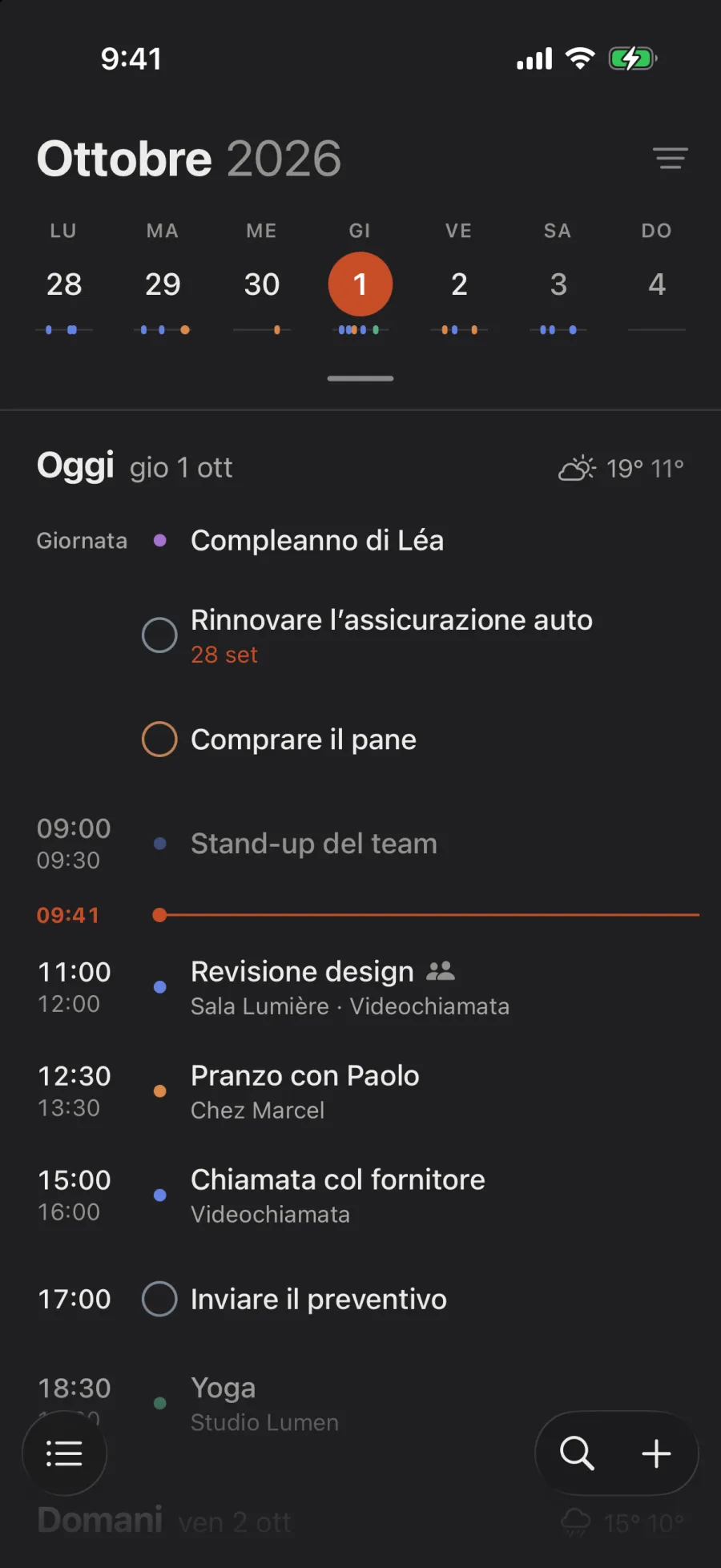 L’agenda su Grafite.
